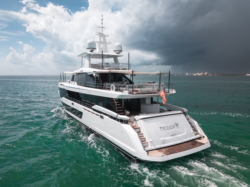 Luxury yacht charter on Miami's blue waters